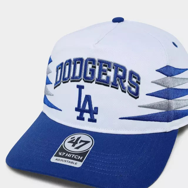 LA Doders White Diamond Cut '47 Hitch Hat