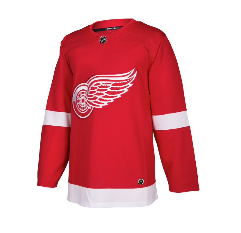 Men's Detroit Red Wings adidas Red Home Authentic Blank Jersey