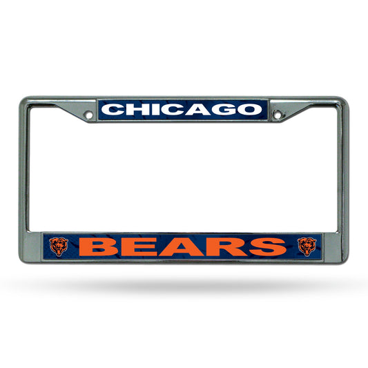 Chicago Bears Chrome License Plate Frame