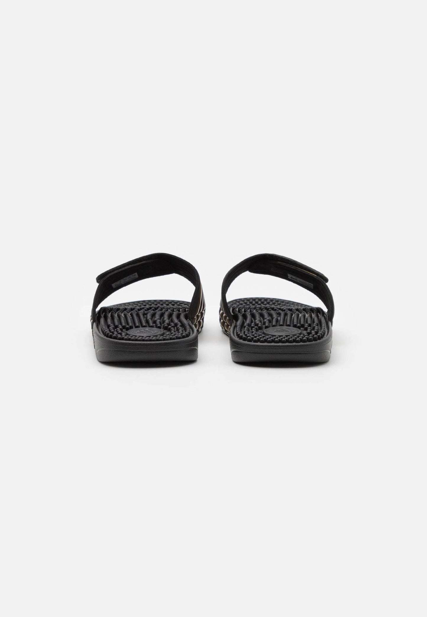 Adidas Adissage Slides - Black & Gold