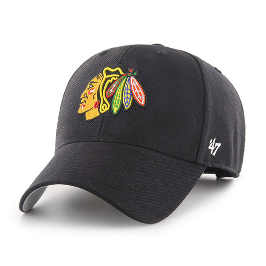 Chicago Blackhawks Black MVP '47 Hat