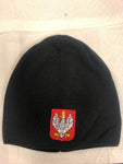 Polska Knit Winter Hat Black With "1918" Eagle - Made in Poland for Kids