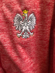 Men's Poland Red Full Zip Antigua Golf Jacket Polska Eagle