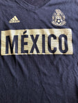 Mexico Adidas Women's Black V-Neck