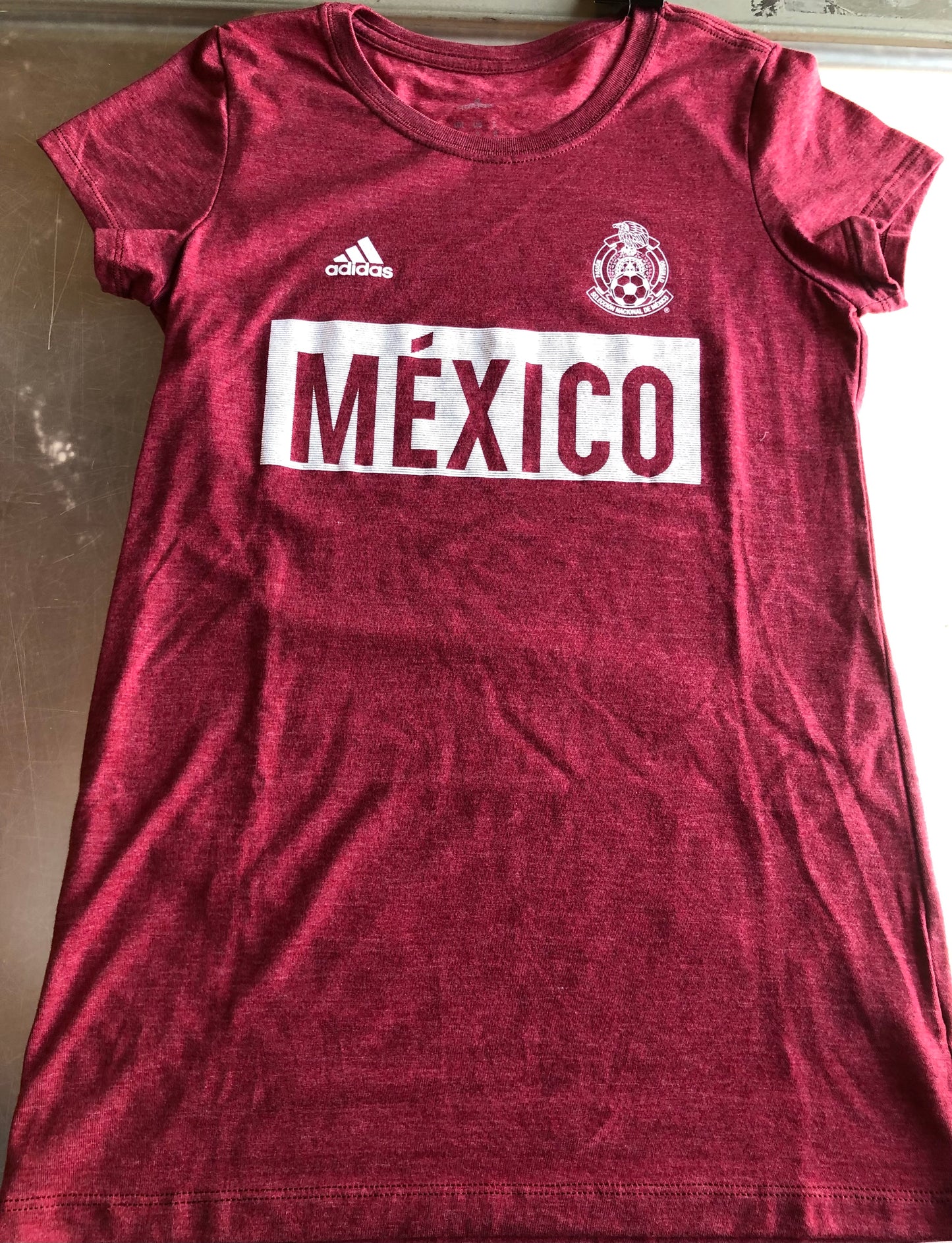 Mexico Adidas Women's Burgundy Shirts