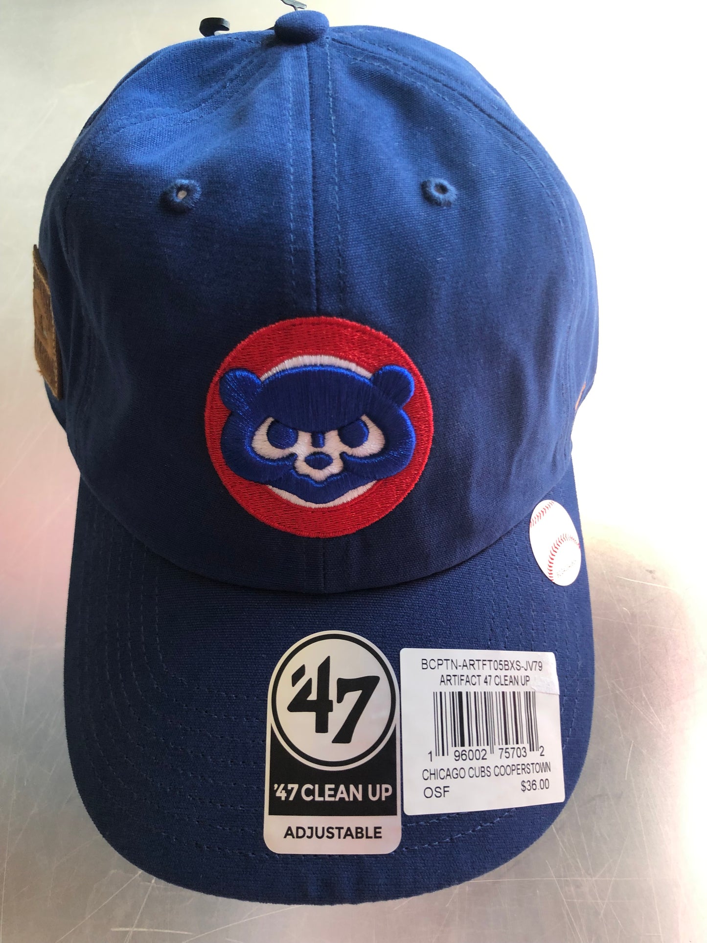 CHICAGO CUBS Cooperstown Artifact 47 Clean Up Hat