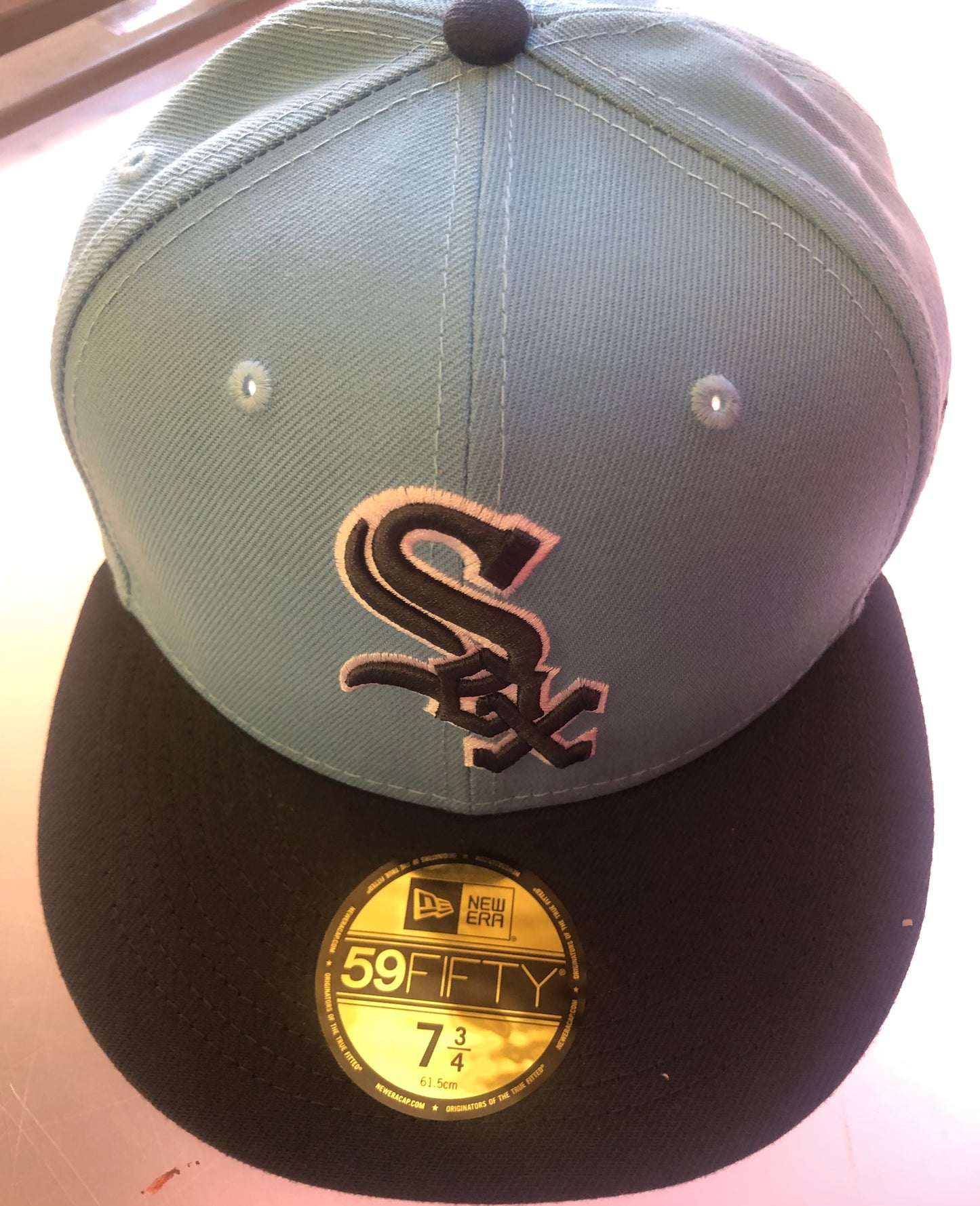 Men's Chicago White Sox New Era Light Blue/Charcoal Two-Tone Color Pack 59FIFTY Fitted Hat