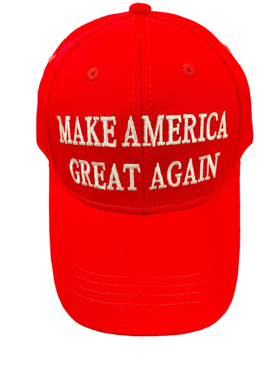 Make America Great Again & Flag Embroidered Hat Adjustable Cap Quality Multi Red