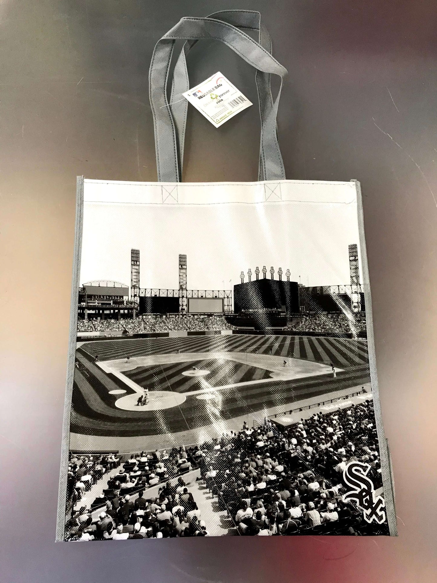 Bulk of Chicago White Sox Stadium Reusable Tote Bag 12 Pack