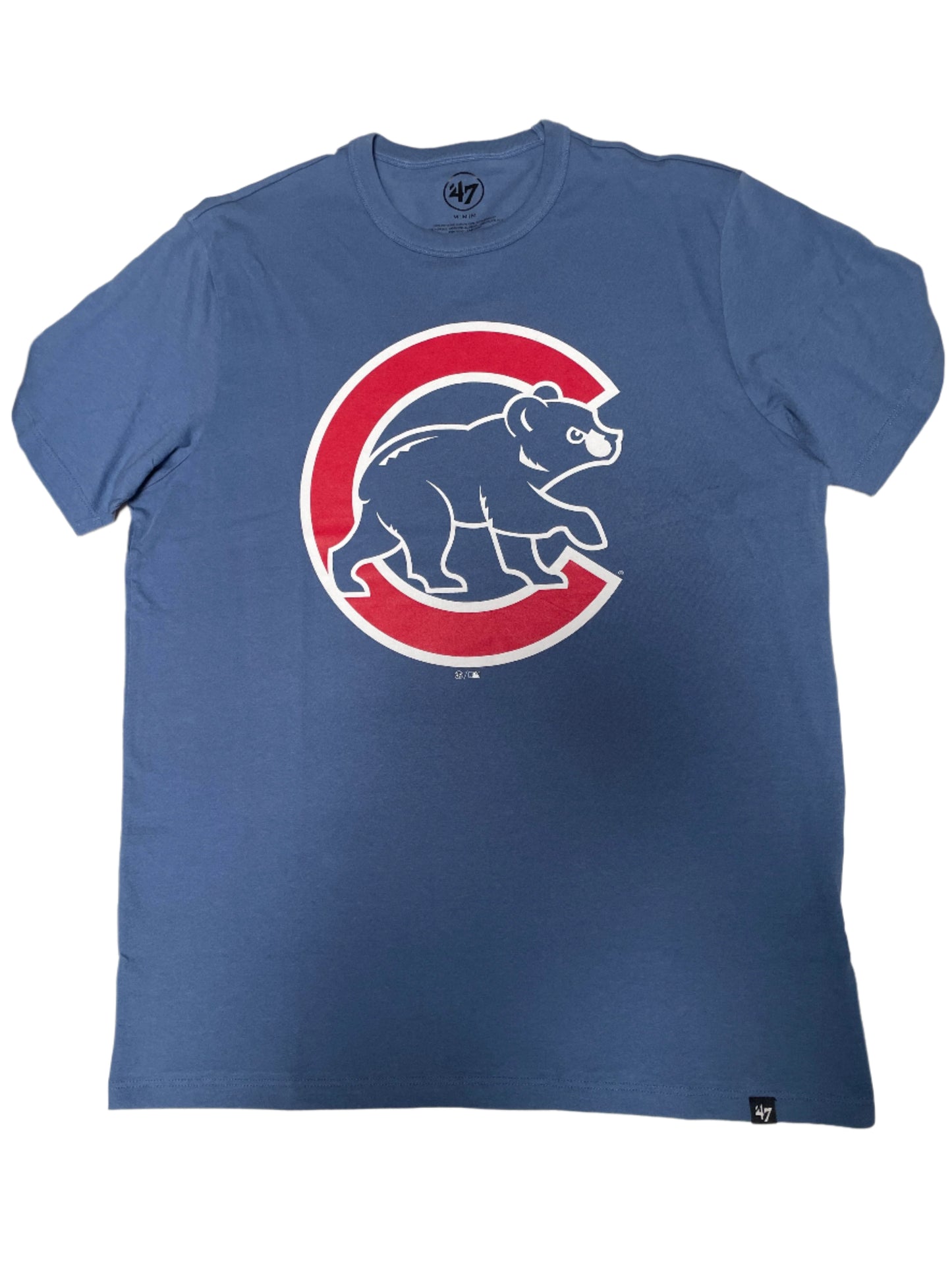 Chicago Cubs Cadet Blue '47 Imprint Franklin Tee