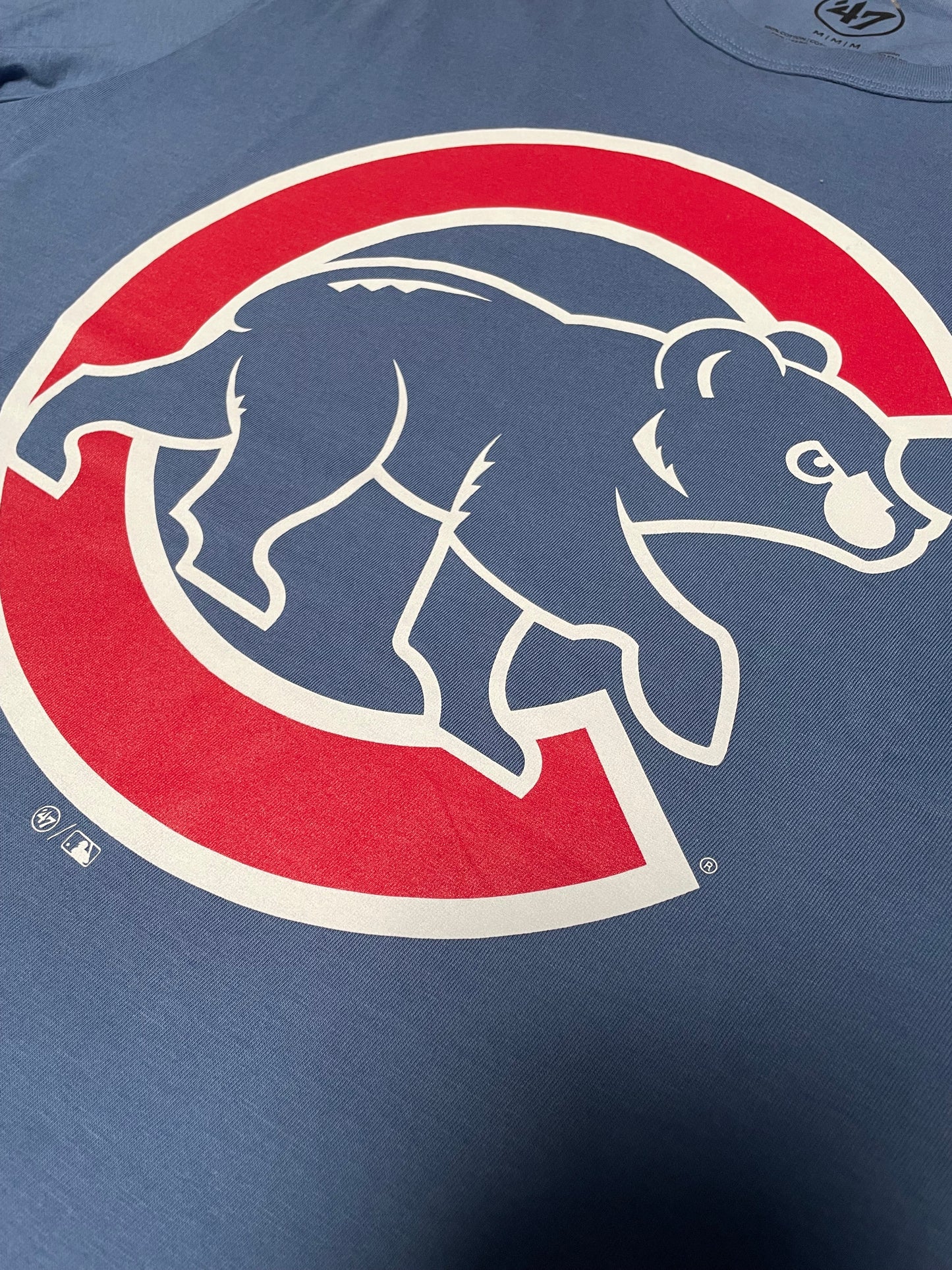 Chicago Cubs Cadet Blue '47 Imprint Franklin Tee