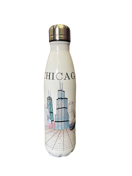 Chicago Souvenir Water Bottle