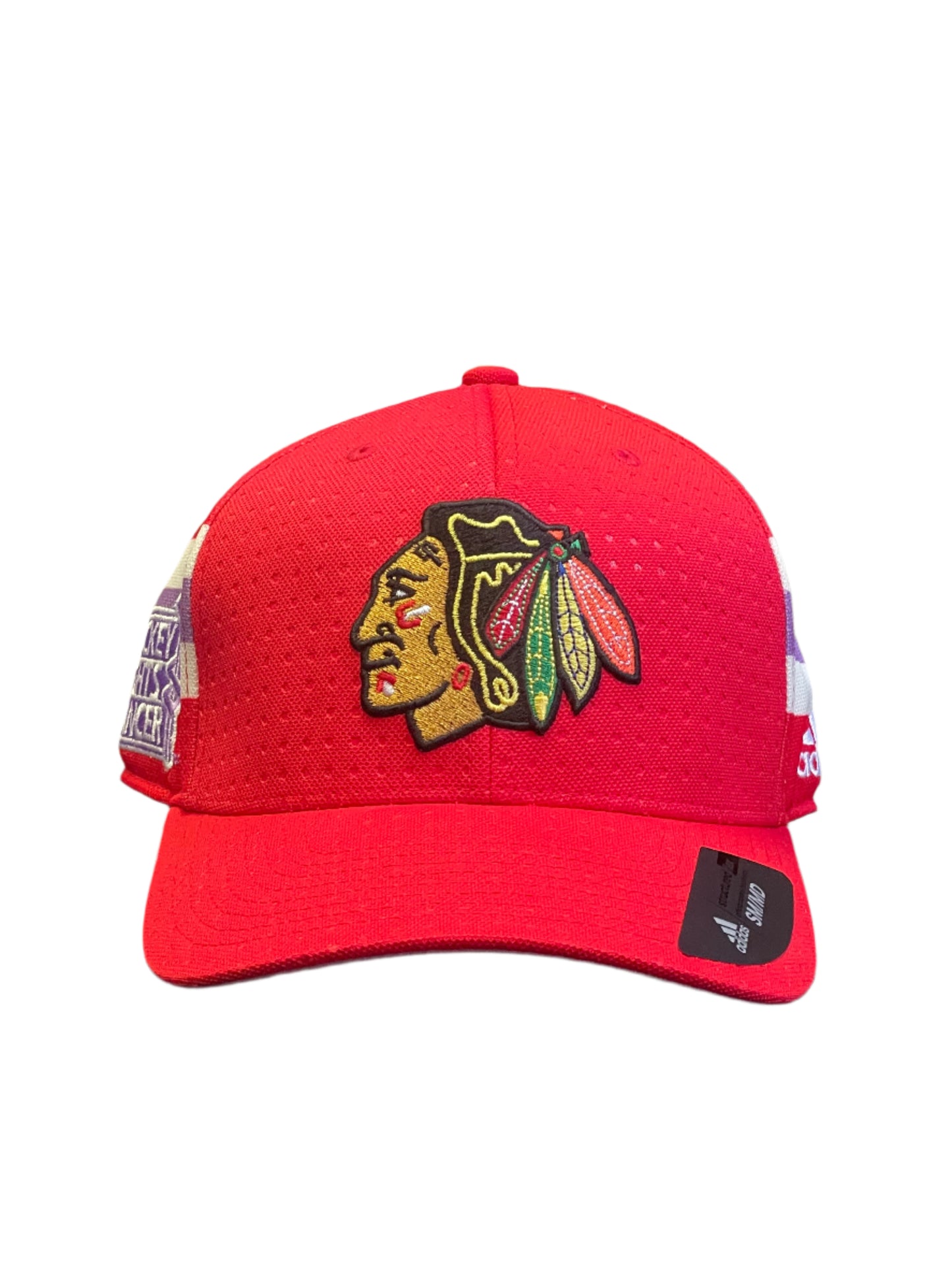 Chicago Blackhawks Cancer Support Adidas Hat