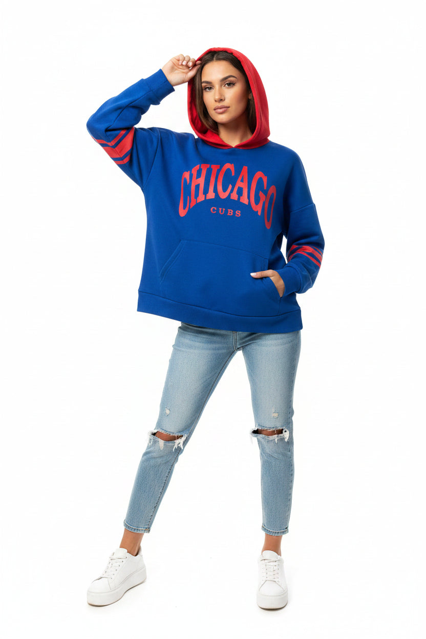 GIII For Her Womens Chicago Cubs MLB Hoodie