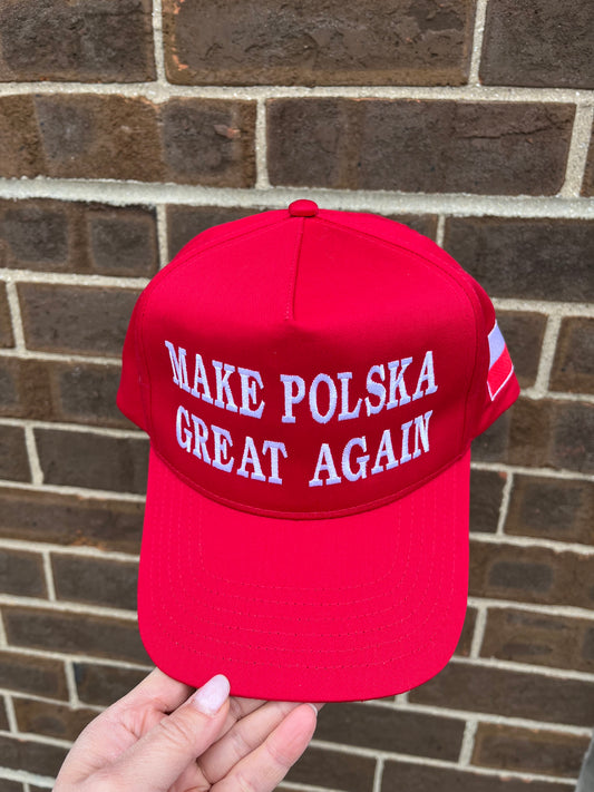 Make Polska Great Again Adjustable Hat