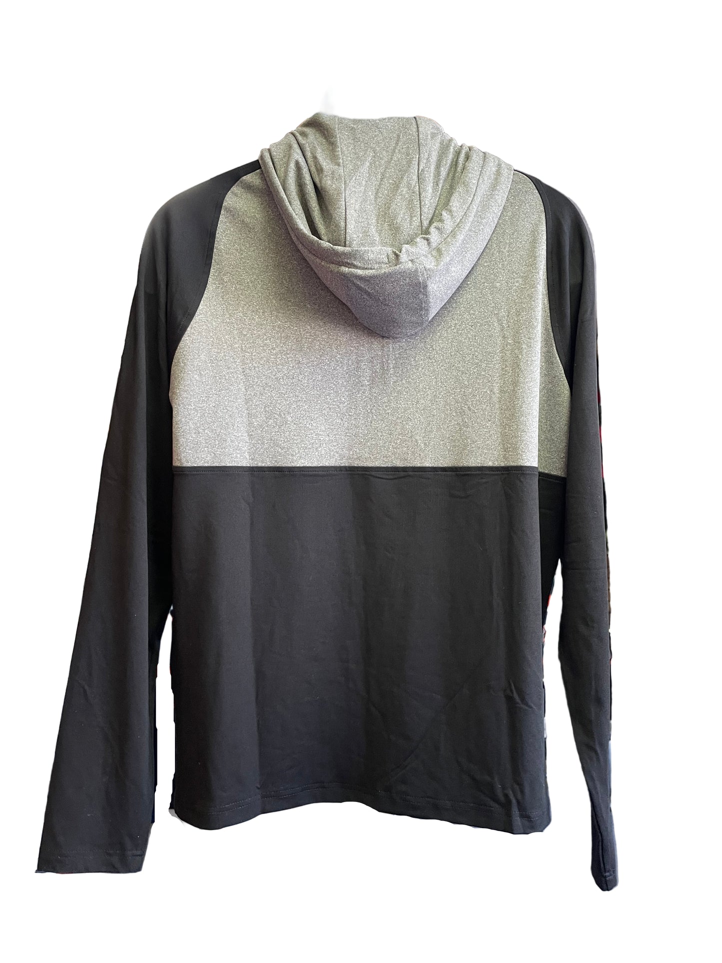 Polska Antigua Fearless 1/4 Zip Hoodie - Black