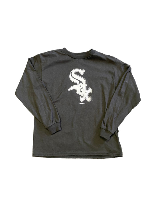 Kids Chicago White Sox Primary LOGO  Long-sleeve Shirt