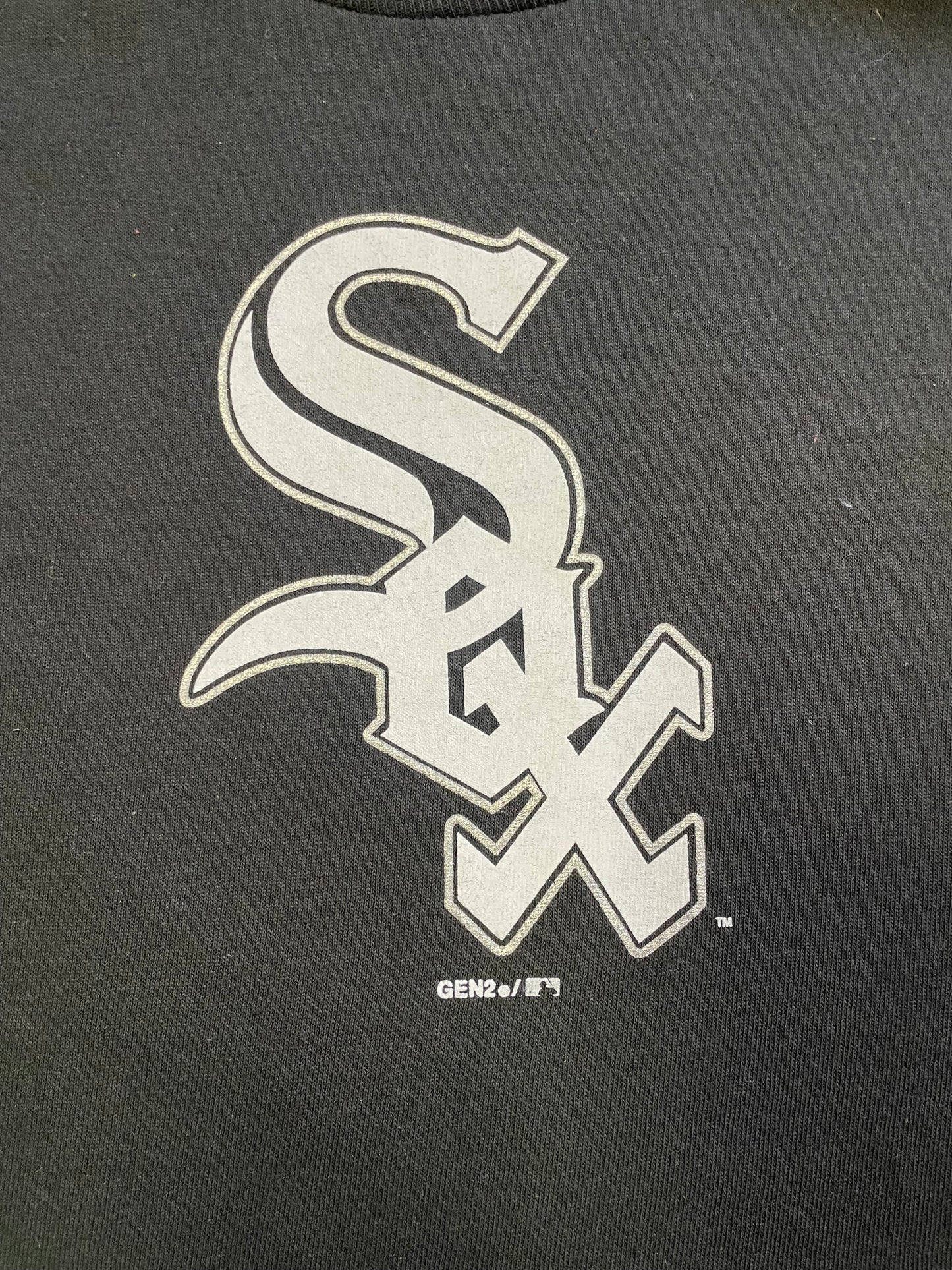 Kids Chicago White Sox Primary LOGO  Long-sleeve Shirt