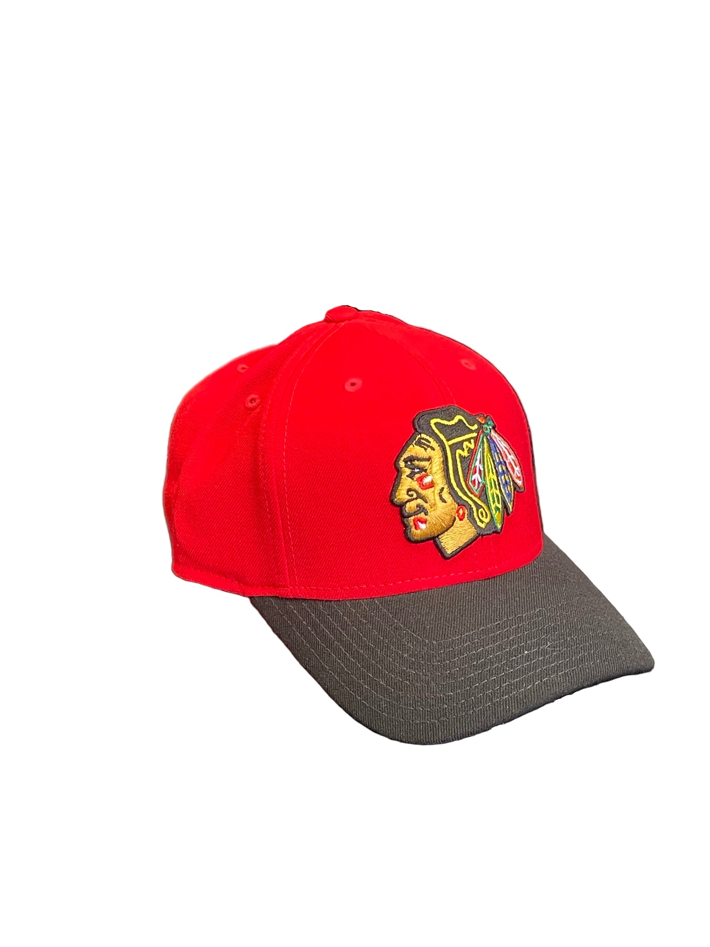 Chicago Blackhawks CCM Structured Adjustable 2 Toned Hat - Red/Black