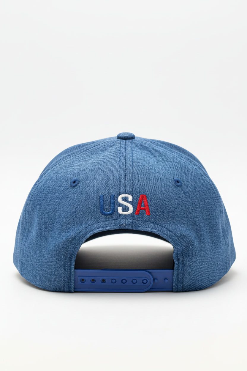 USA 250th Birthday Blue Embroiderred Hat