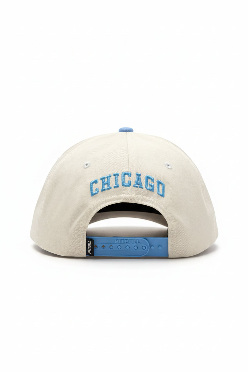 Chicago "Chi-Town" Light Blue and White Flat Brim Hat