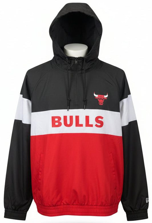 Men's New Era Chicago Bulls Quarter Zip Jacket