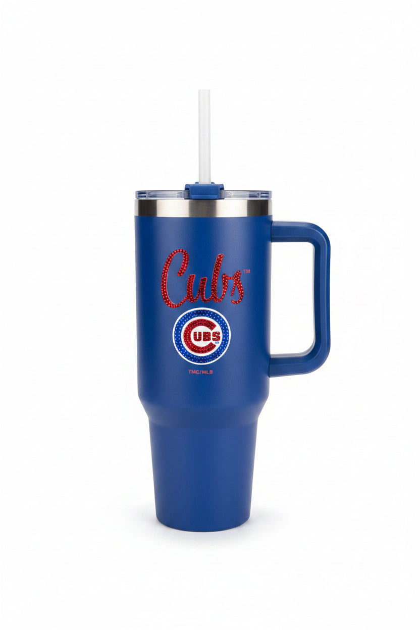 The Memory Company Chicago Cubs 40oz. Single Hit Bling Tumbler