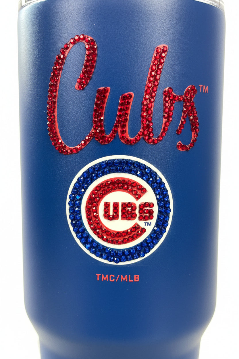 The Memory Company Chicago Cubs 40oz. Single Hit Bling Tumbler