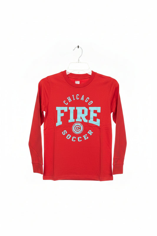 Chicago Fire Long Sleeve Youth T-Shirt