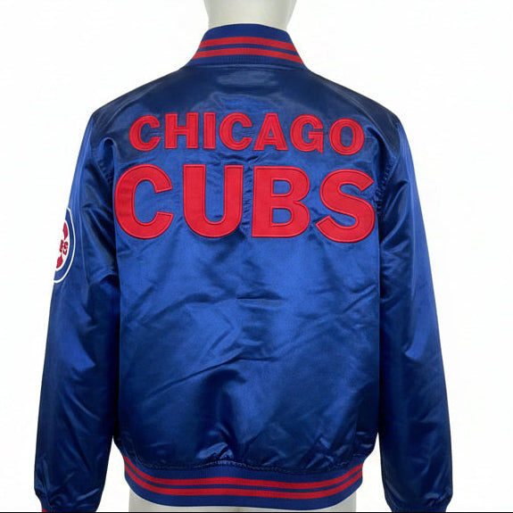 Youth Chicago Cubs Royal  Full-Snap Varsity Jacket