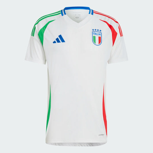 Adidas Men Adult Soccer Italy 2024 Away Jersey - White