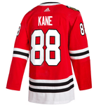 Man's Chicago Blackhawks Patrick Kane adidas Home Authentic Player Jersey  Red