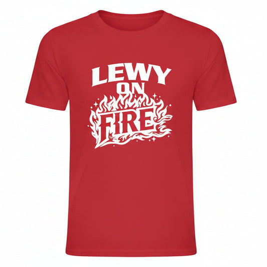 Lewandowski "LEWY ON FIRE" Youth T-shirt