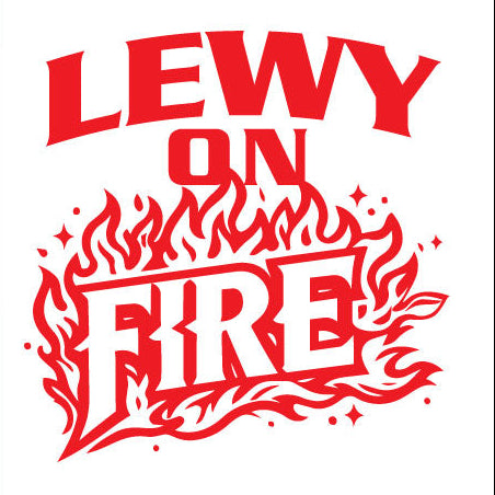 Lewandowski "LEWY ON FIRE" ADULT T-shirt
