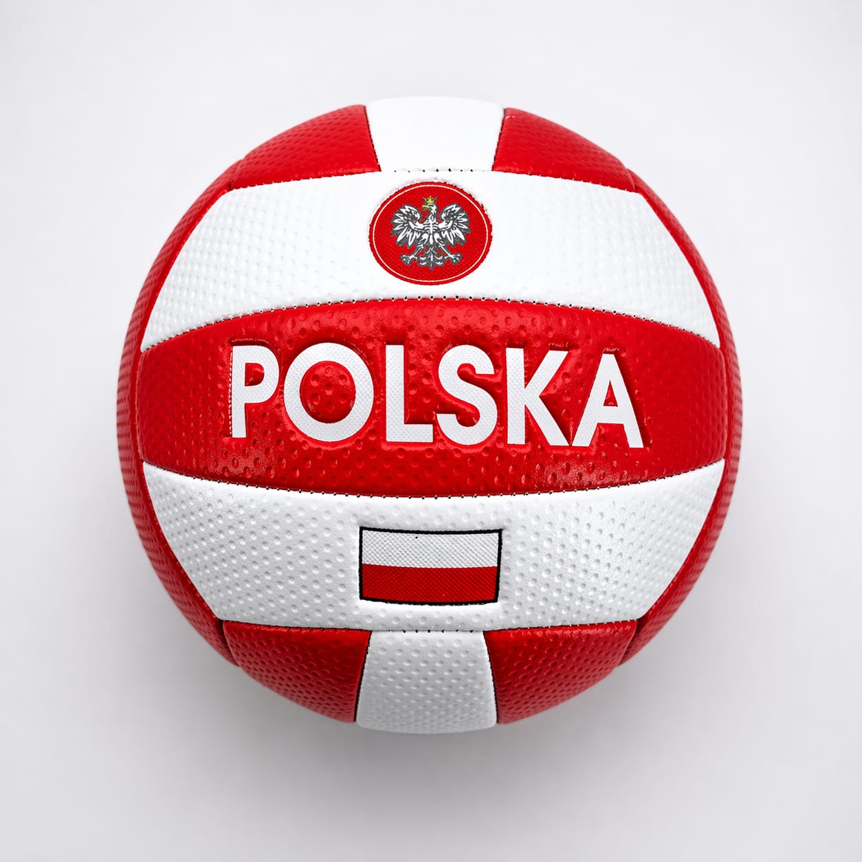 Polska Volleyball - Striped Eagle & Flag