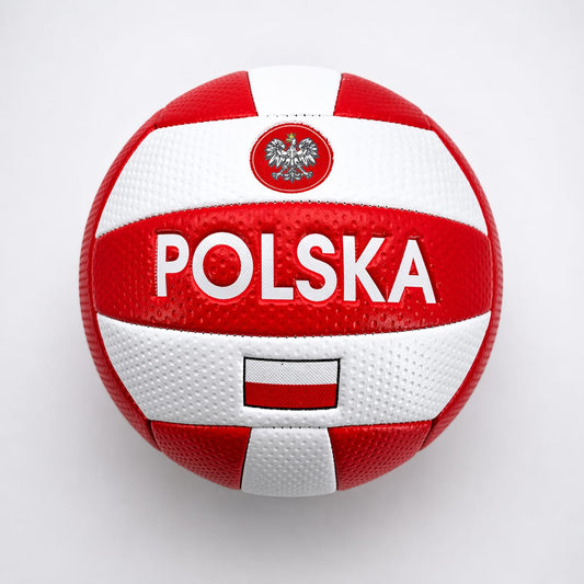Polska Volleyball - Striped Eagle & Flag
