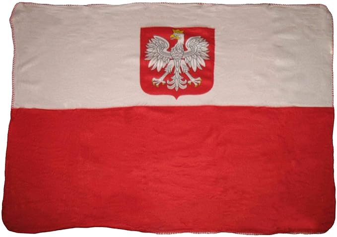 Polish Blanket 50 x 60 Inch Soft Cozy Polska Fleece / Fleece Throw