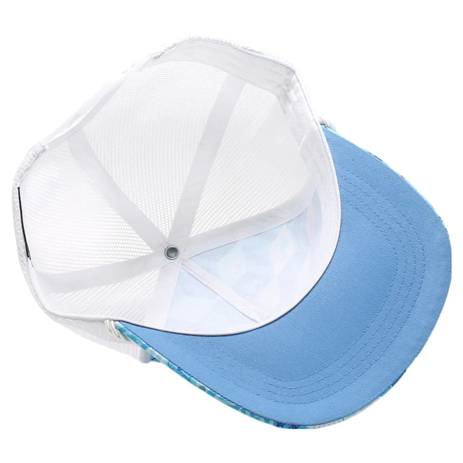 Chicago Polygon Quilt High Frame Roped Hat