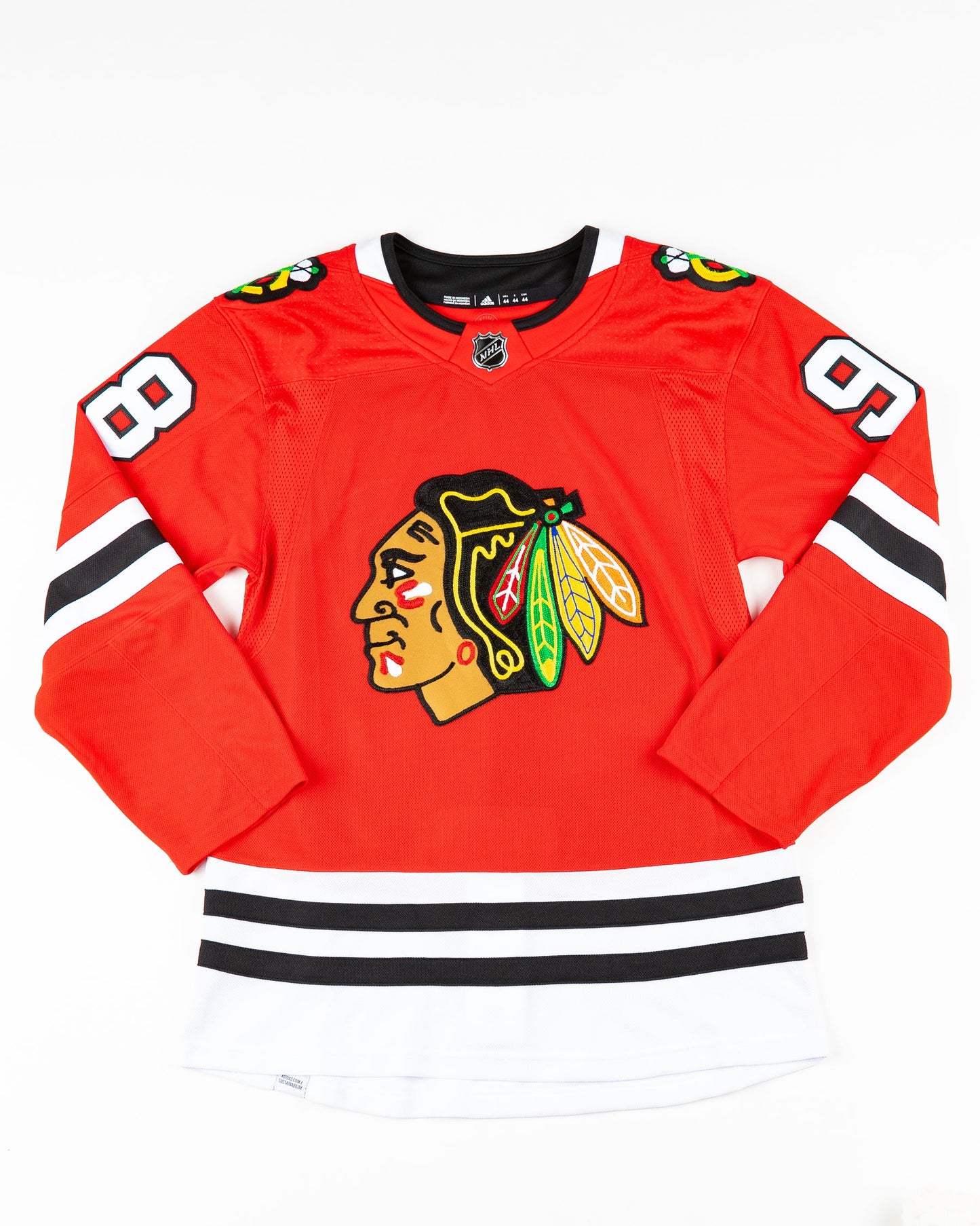 Connor Bedard Chicago Blackhawks adidas 2023 NHL Draft Home Climalite Player Jersey - Red