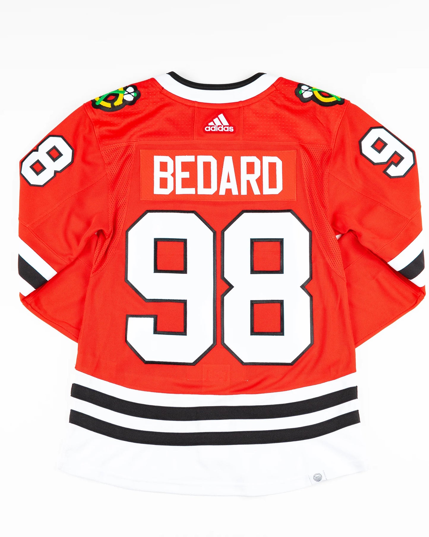 Connor Bedard Chicago Blackhawks adidas 2023 NHL Draft Home Climalite Player Jersey - Red