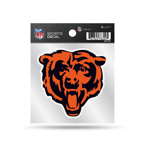 Chicago Bears Small Static Primary Logo Decal 4"x4"