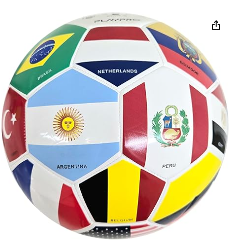 International Country Training Soccer Ball - Elite Edition - Size 2