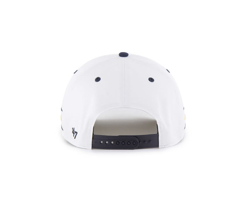 Milwaukee Brewers White Diamond Cut '47 Hitch Hat