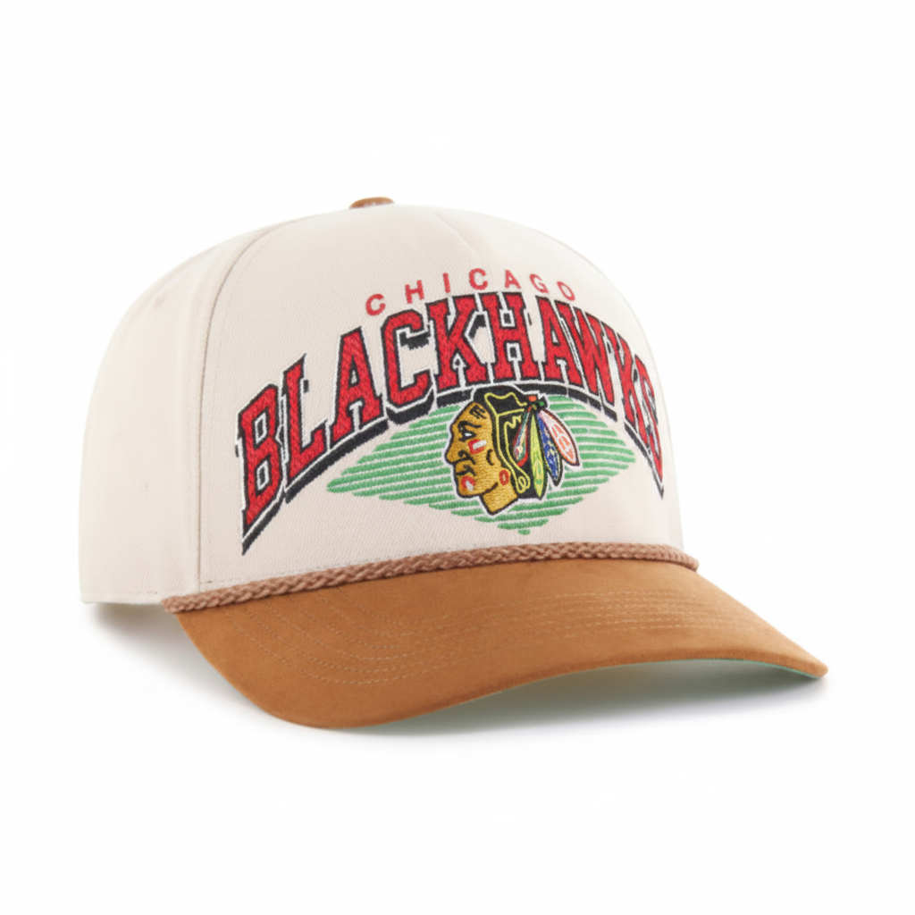 Chicago Blackhawks Natural Pomona Wool Rope '47 Hitch Hat
