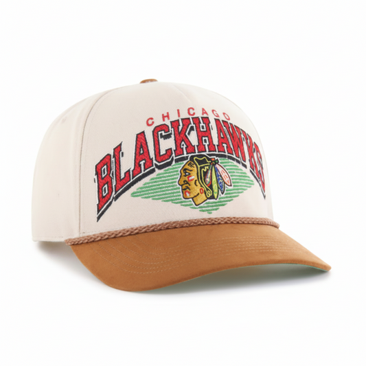 Chicago Blackhawks Natural Pomona Wool Rope '47 Hitch Hat