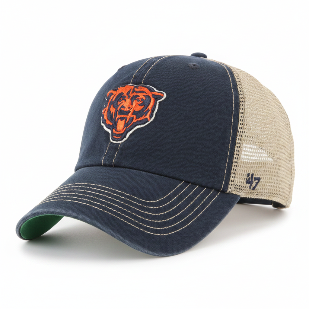 Chicago Bears Navy Trawler '47 Clean Up Hat