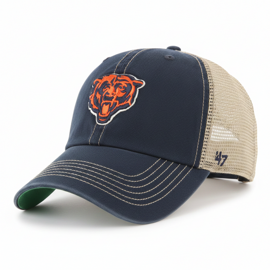 Chicago Bears Navy Trawler '47 Clean Up Hat