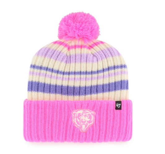 Chicago Bears Natural Snow Fort '47 Cuff Knit Youth Hat