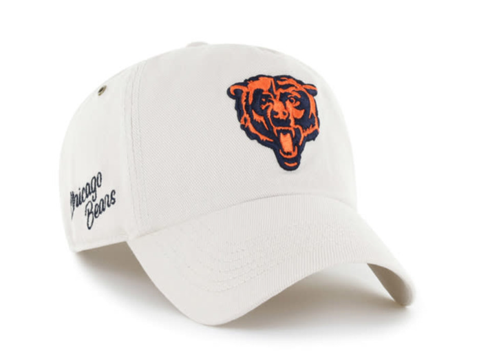 Chicago Bears Bone Side Stack '47 Clean Up Adjustable Hat