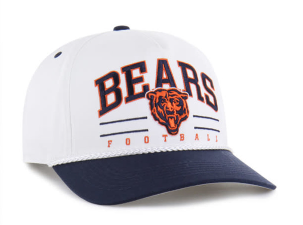 Chicago Bears White Roscoe Two-Tone '47 Hitch Youth hat